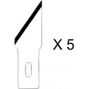 HO365 - SPARE BLADES FOR CUTTER NR 2 (5 PCS - HOLI PACKAGING) 