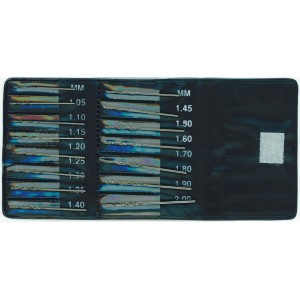 HO102 - HSS DRILL SET (15 PCS) SIZE FROM 1,05 MM TO 2,00 MM 