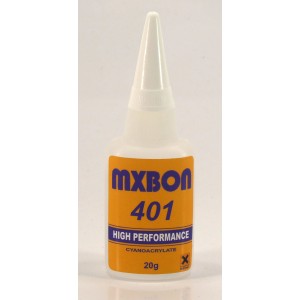 MX401 - CYANOACRYLATE ADHESIVE SLOW THIN (BOITE DE 12 PCS)