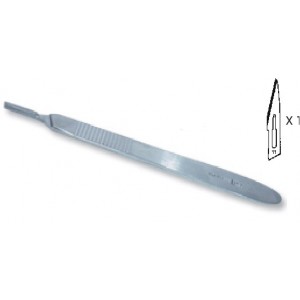 HO211 - SCALPEL HANDLE + SURGICAL BLADE NR 11 