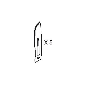 HO310 - SURGICAL BLADE NR 10 (5 PCS) 