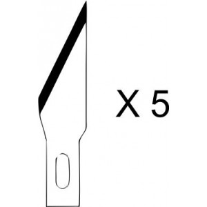 HO351 - SPARE BLADES FOR CUTTER NR 1 (5 PCS - HOLI PACKAGING) 