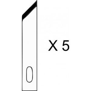 HO352BOX - SPARE BLADES FOR CUTTER NR 1 (5 PCS - BOX OF 25 PCS IN BULK PACKAGING) 