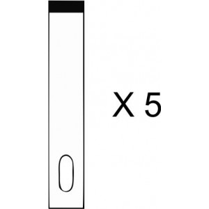 HO353 - SPARE BLADES FOR CUTTER NR 1 (5 PCS - HOLI PACKAGING) 