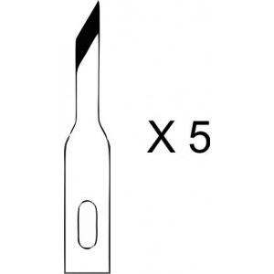 HO354BOX - SPARE BLADES FOR CUTTER NR 1 (5 PCS - BOX OF 25 PCS IN BULK PACKAGING) 