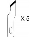 HO355 - SPARE BLADES FOR CUTTER NR 1 (5 PCS - HOLI PACKAGING) 